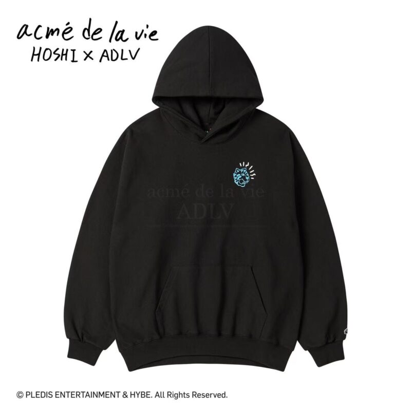 HOSHI x ADLV 虎子参与设计的卫衣男女同款 黑色