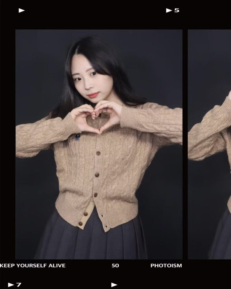 Who.a.u 爆款小熊麻花针织 燕麦色