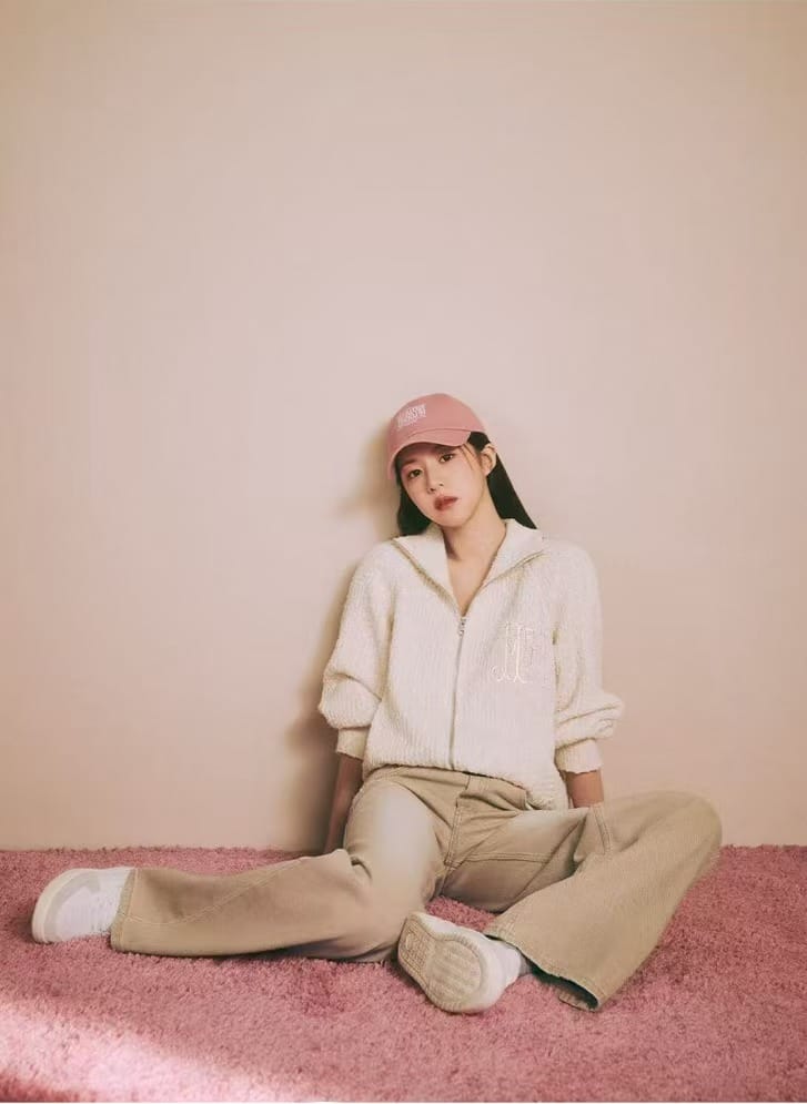 Marithe 经典款小标帽子 粉色