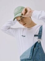 Marithe 糖果色小标帽子 浅绿