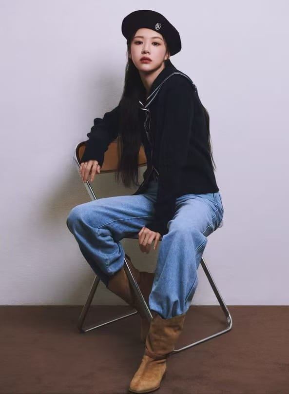 Marithe 超多明星同款的羊毛贝雷帽 藏蓝