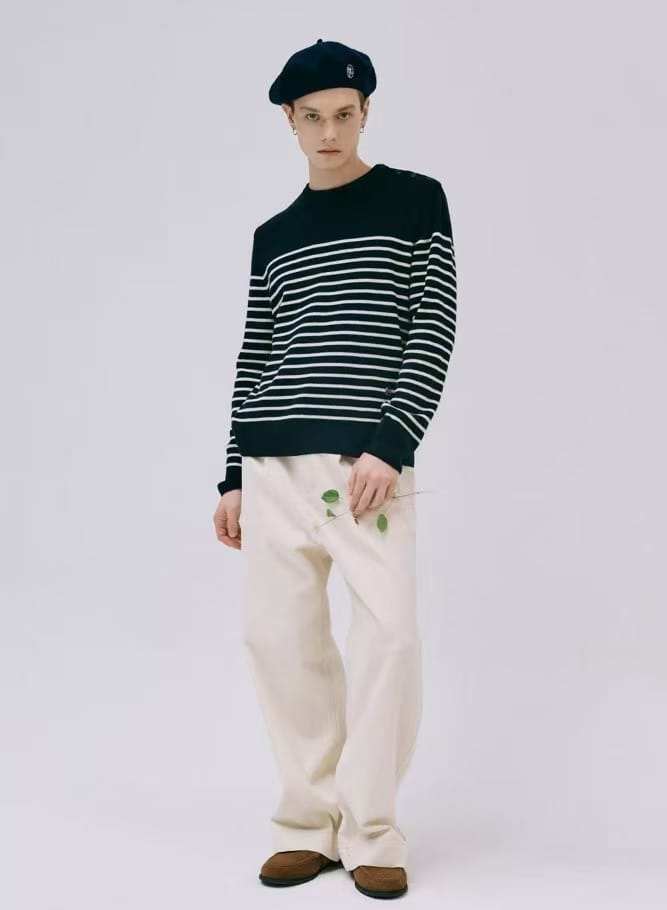 Marithe 超多明星同款的羊毛贝雷帽 藏蓝