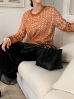 LEONIE 100%牛皮+马毛 托特包