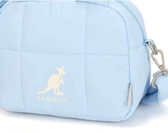 Kangol 超能装的奶乎乎保龄球包包 baby蓝