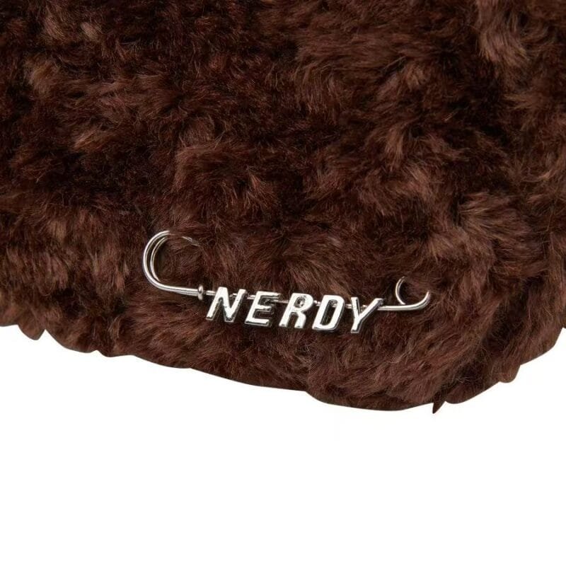 Nerdy ins超火的羊羔毛包包 咖色