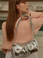 Alicemartha 韩国ins超火的云朵银色包包