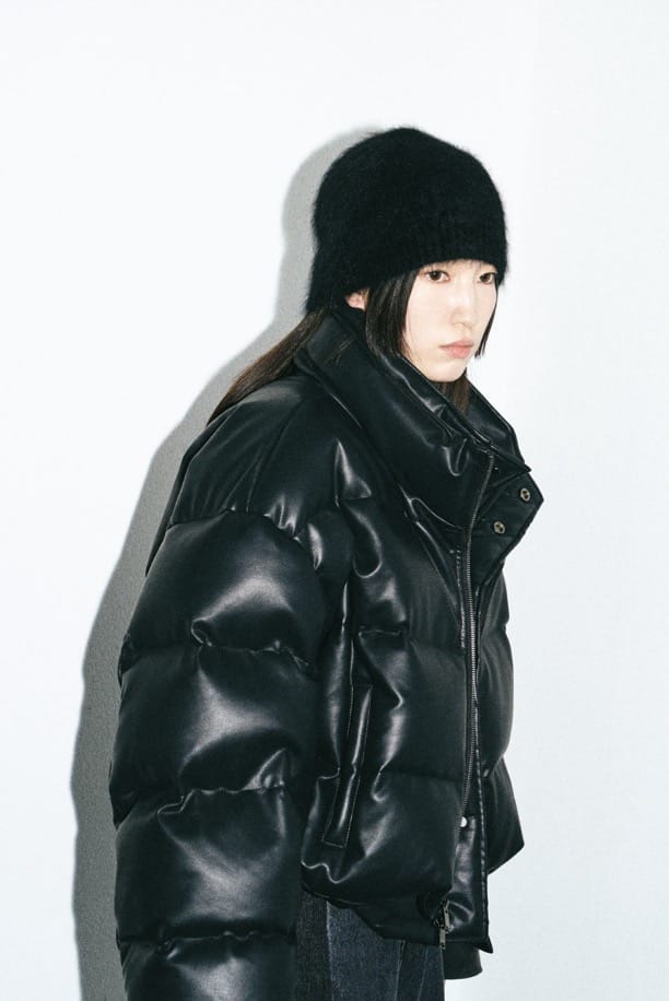 Noirer 超级大爆款假两件pu机车鹅绒服