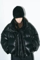 Noirer 超级大爆款假两件pu机车鹅绒服