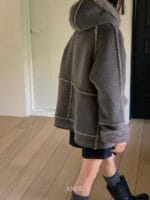 今年新款 超级火爆墨色皮毛一体 好高级