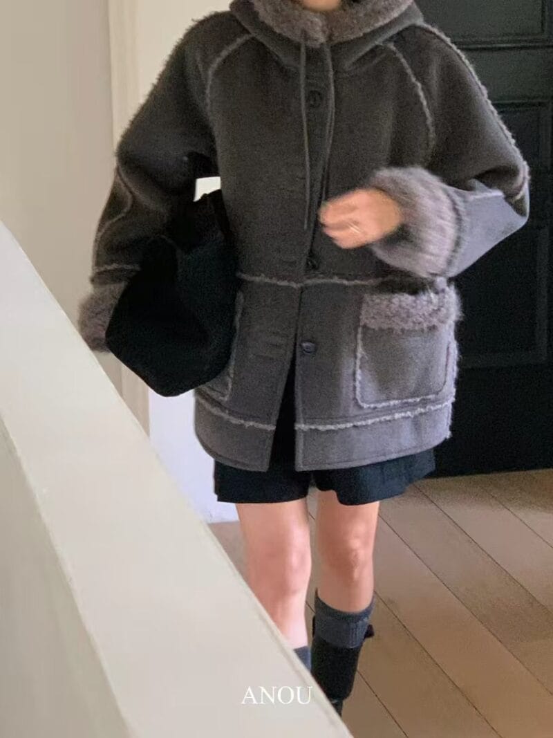 今年新款 超级火爆墨色皮毛一体 好高级