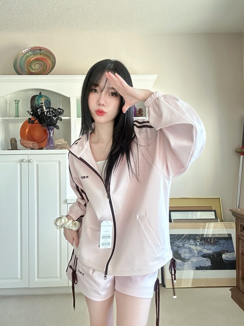 韩国ins爆款蝴蝶结套装 绝美奶油四色