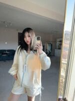 韩国ins爆款蝴蝶结套装 绝美奶油四色