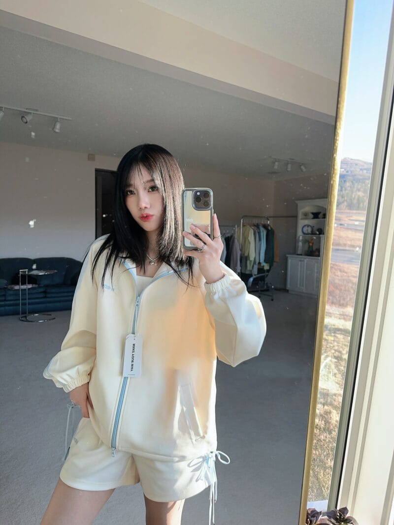 韩国ins爆款蝴蝶结套装 绝美奶油四色