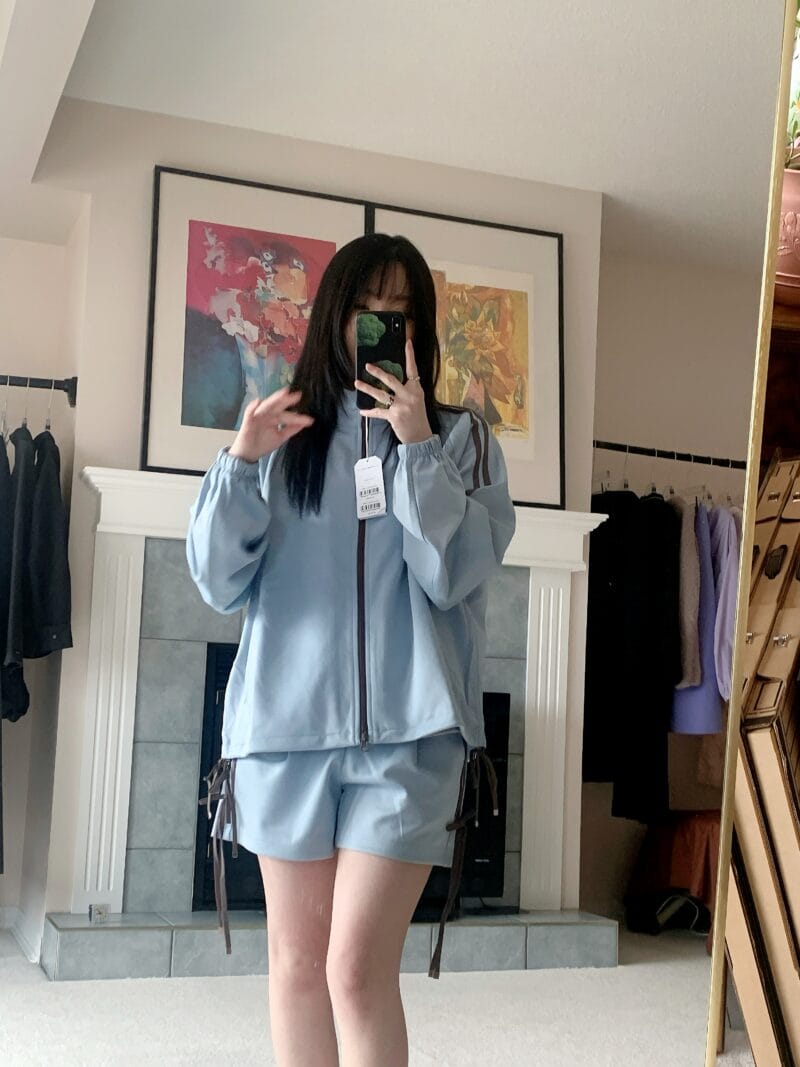 韩国ins爆款蝴蝶结套装 绝美奶油四色