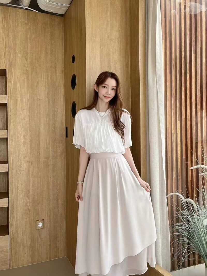 仙女飘飘双层裙