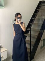 重工气质款很有质感的连衣裙