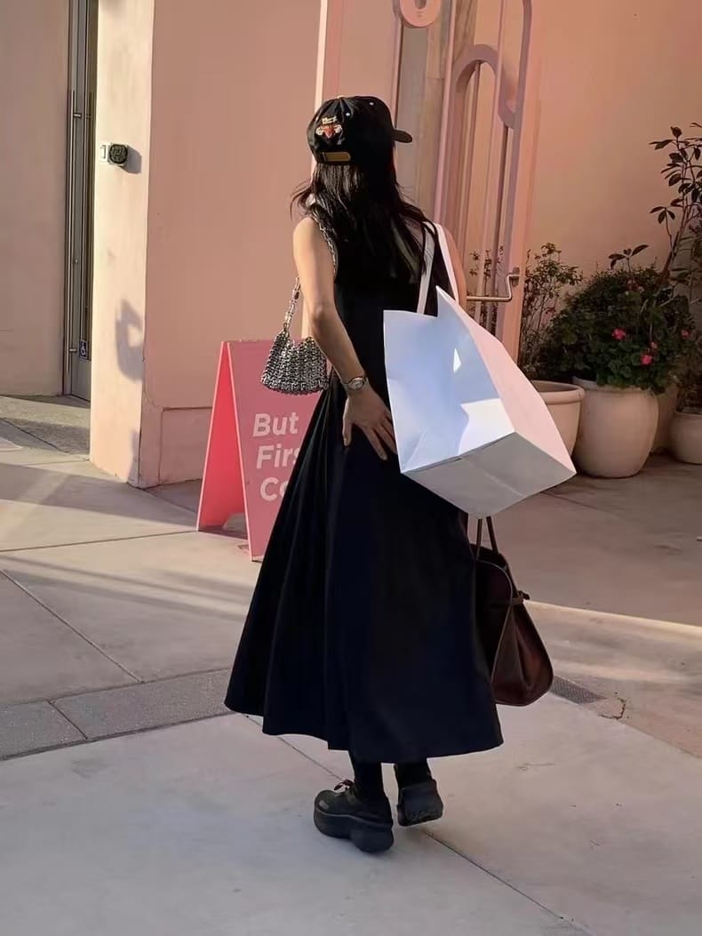 重工气质款很有质感的连衣裙