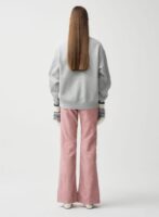 『北美独家款』加绒刺绣卫衣男女同款 浅灰色