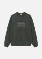 『北美独家款』加绒刺绣卫衣男女同款 碳木灰