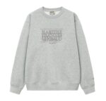 『北美独家款』加绒刺绣卫衣男女同款 浅灰色