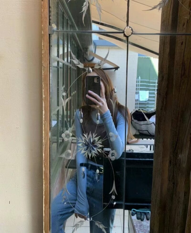 超级韩的蓝色系打底