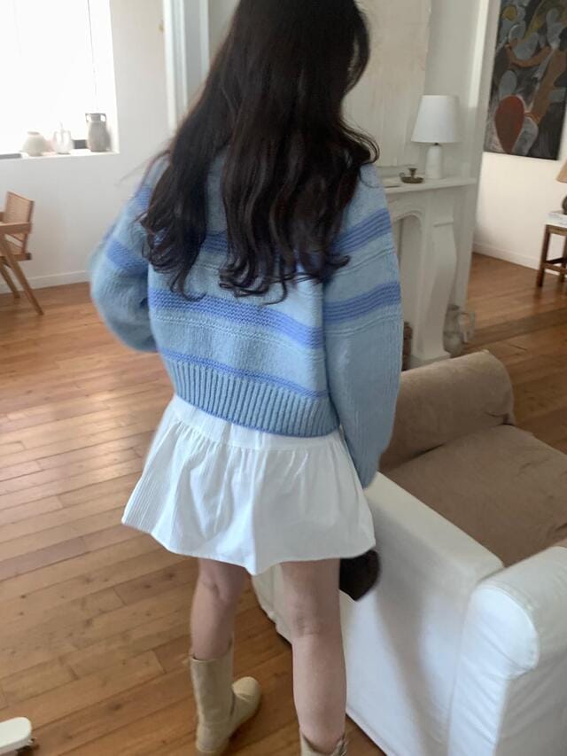 韩国ins大爆款 小翻领拉链毛衣100%羊毛 两色