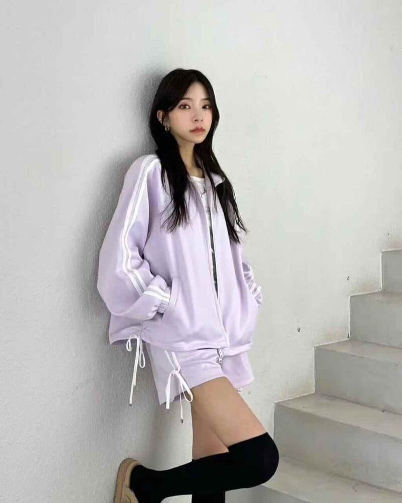 韩国ins爆款蝴蝶结套装 绝美奶油四色