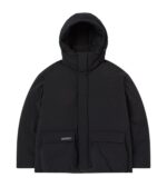 超级酷的机车款多口袋羽绒服 后背3M反光+logo刺绣