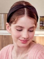 Engbrox Wisdom Knotted Hairband_Black发带