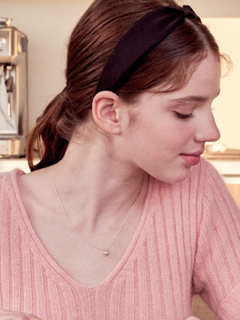 Engbrox Wisdom Knotted Hairband_Black发带