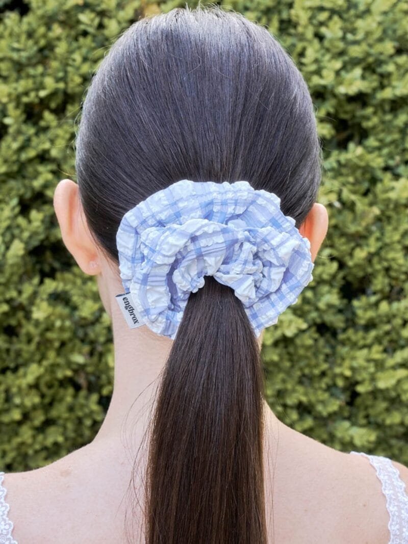 Engbrox Sunniest Wrinkle Scrunchie_blue
