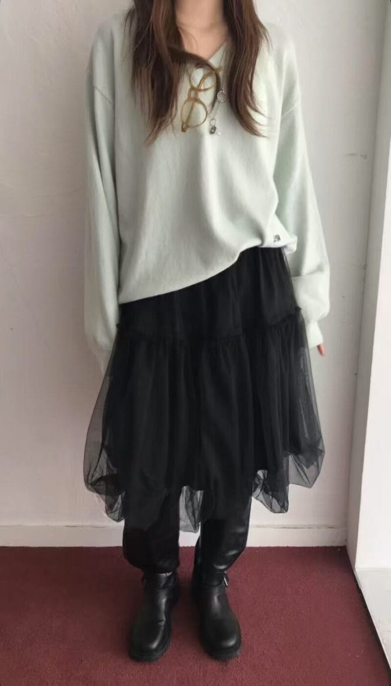 韩国爆款天丝双层花苞裙 太好搭了 黑色