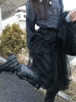 韩国爆款天丝双层花苞裙 太好搭了 黑色