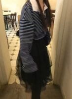 韩国爆款天丝双层花苞裙 太好搭了 黑色