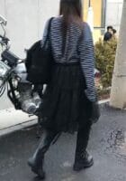 韩国爆款天丝双层花苞裙 太好搭了 黑色