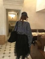 韩国爆款天丝双层花苞裙 太好搭了 黑色