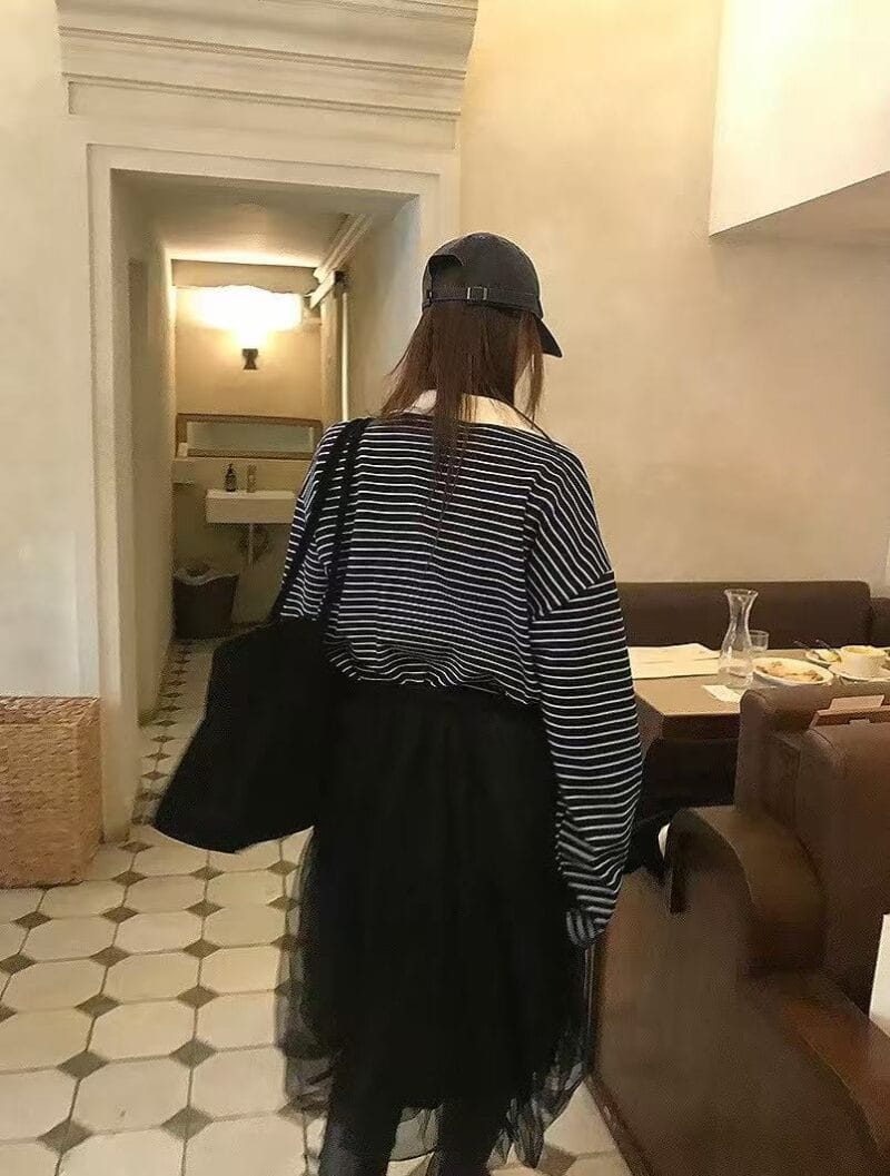 韩国爆款天丝双层花苞裙 太好搭了 黑色