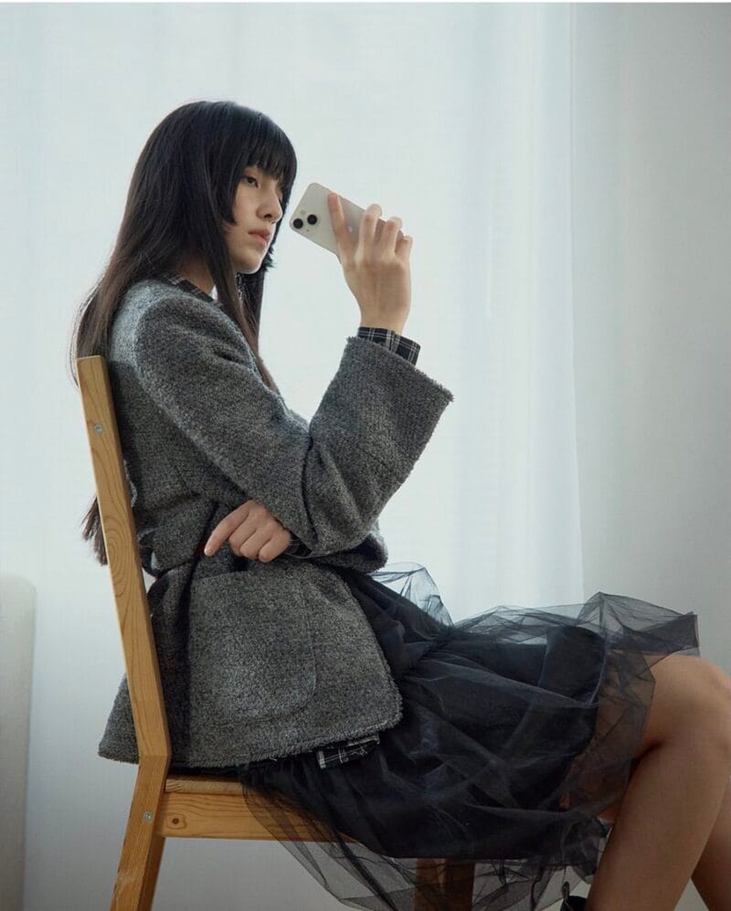 韩国爆款天丝双层花苞裙 太好搭了 黑色