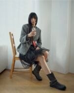 韩国爆款天丝双层花苞裙 太好搭了 黑色