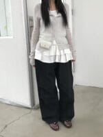 ins爆款 韩女氛围感的秘密 叠穿之神双层背心蛋糕裙