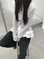 ins爆款 韩女氛围感的秘密 叠穿之神双层背心蛋糕裙