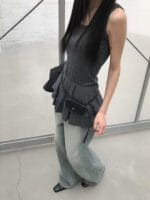 ins爆款 韩女氛围感的秘密 叠穿之神双层背心蛋糕裙