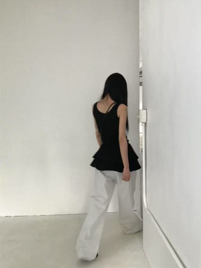 ins爆款 韩女氛围感的秘密 叠穿之神双层背心蛋糕裙