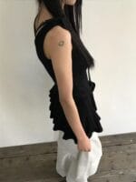 ins爆款 韩女氛围感的秘密 叠穿之神双层背心蛋糕裙