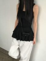 ins爆款 韩女氛围感的秘密 叠穿之神双层背心蛋糕裙