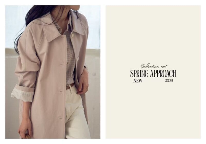 温柔气质的藕粉色风衣 是颜色很特别的风衣美爆了