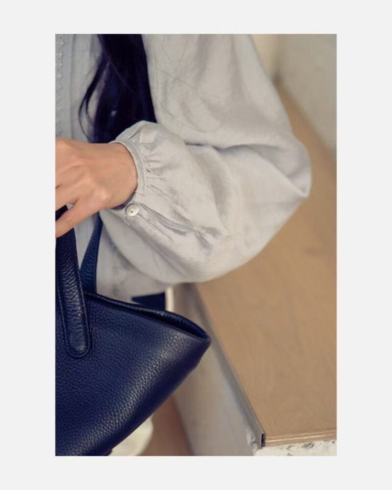 选了三个月才选出唯一一件能日常穿着又精致的法式衬衫 三色