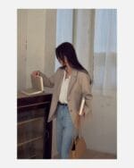 选了三个月才选出唯一一件能日常穿着又精致的法式衬衫 三色