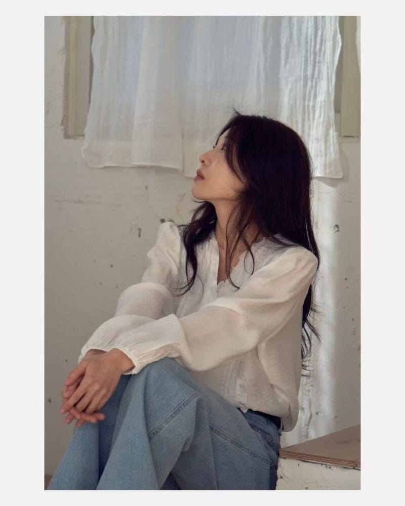 选了三个月才选出唯一一件能日常穿着又精致的法式衬衫 三色