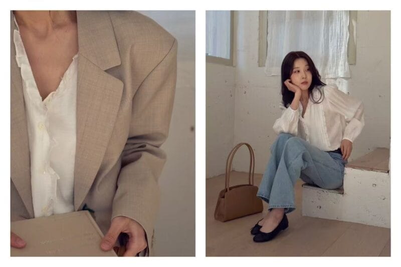 选了三个月才选出唯一一件能日常穿着又精致的法式衬衫 三色